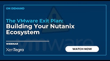 VMware Exit Strategy: How to Build a Secure Nutanix Ecosystem with HYCU Backup