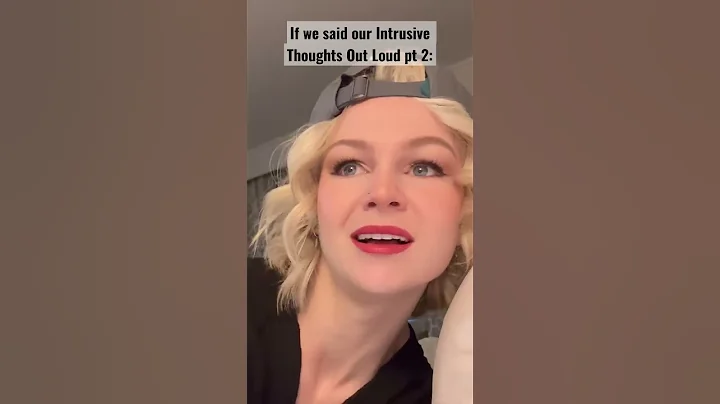 If we said our Intrusive Thoughts Out Loud pt 2 #shorts