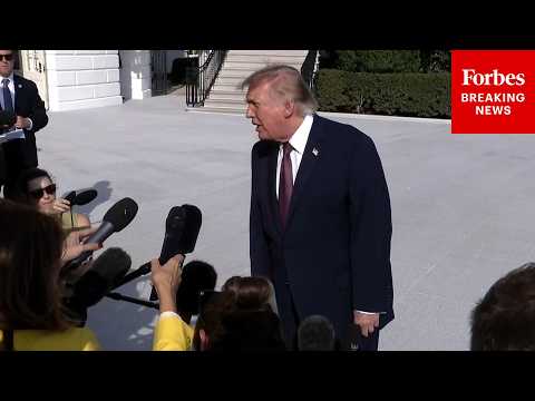 BREAKING NEWS: Trump Takes Reporters' Questions Before Heading To Alabama For Midterm Rally
