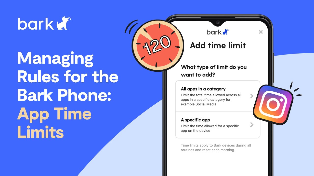 Set Smart App Time Limits on Bark Phone | Bark Support
