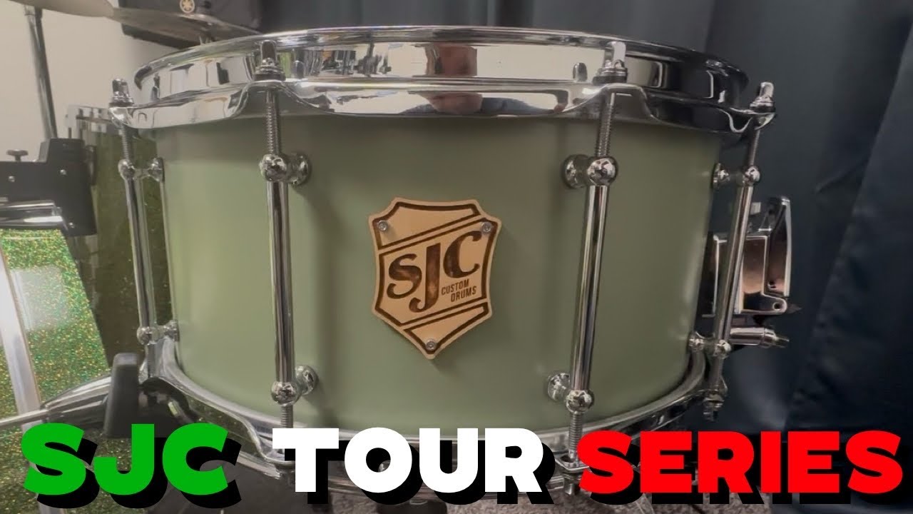SJC Custom Drums 6.5x14 Tour Series Snare Drum! - YouTube