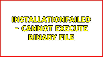 Ubuntu: Installationfailed - cannot execute binary file