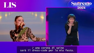 Video thumbnail of "LIS Sanremo 2024 - Angelina Mango canta 'La noia'"