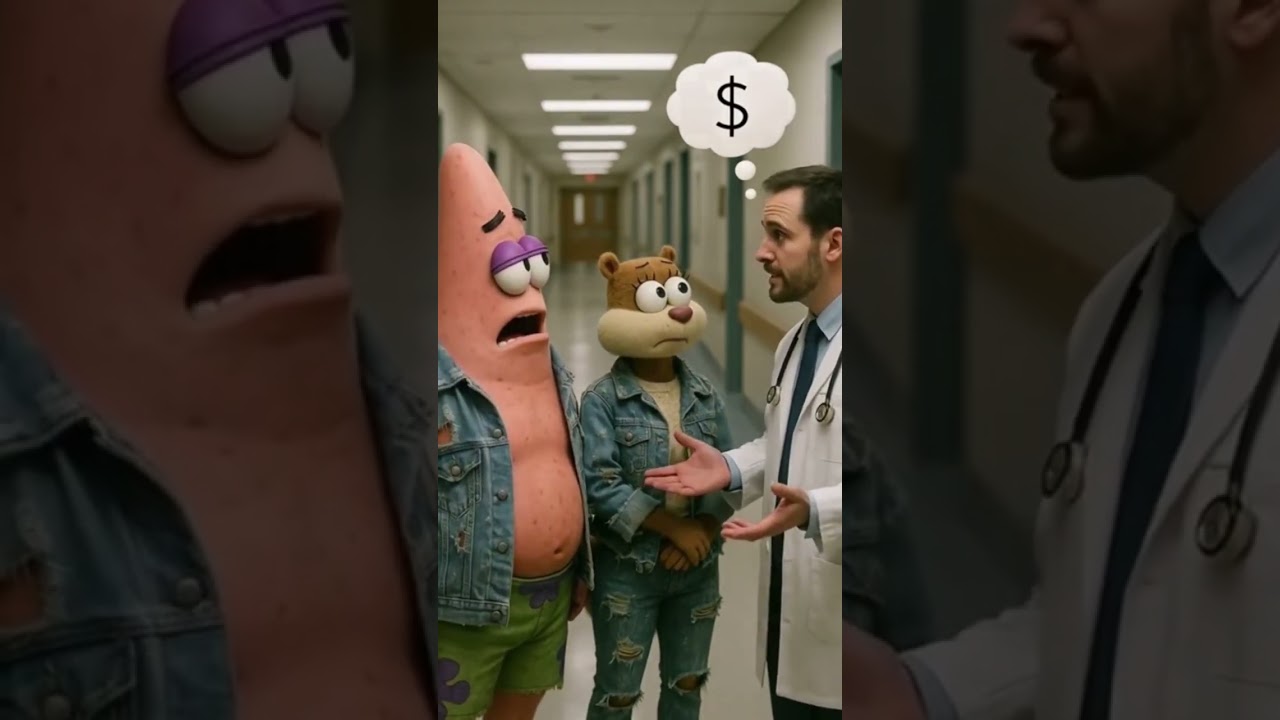 Sandy betrayed SpongeBob and Patrick