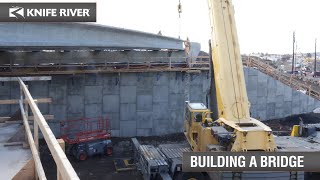 Bridge Girder Installation in Bend, OR - Knife River Prestress