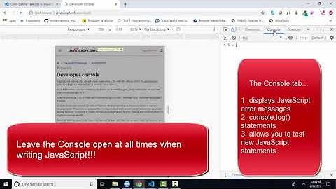 javascript.info The Modern JavaScript Tutorial 1.3 Developer Console