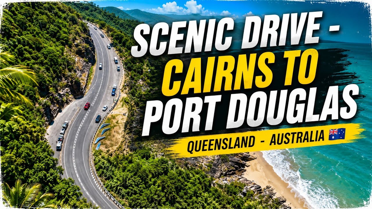 SCENIC DRIVE | Cairns to Port Douglas | QUEENSLAND, Australia 🇦🇺 