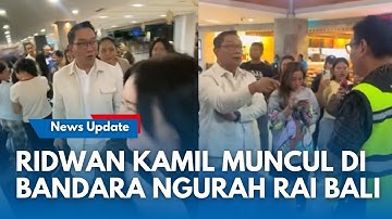 LAMA TAK ADA KABAR! Ridwan Kamil Viral Terekam Video Protes Pesawat Delay di Bandara Ngurah Rai Bali