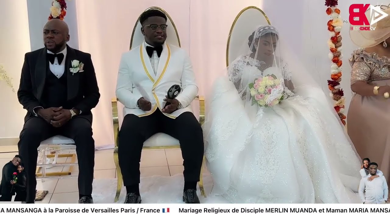 Page Rose: Mariage Religieux de Disc MERLIN MUANDA et Maman MARIA MANSANGA à Paris 