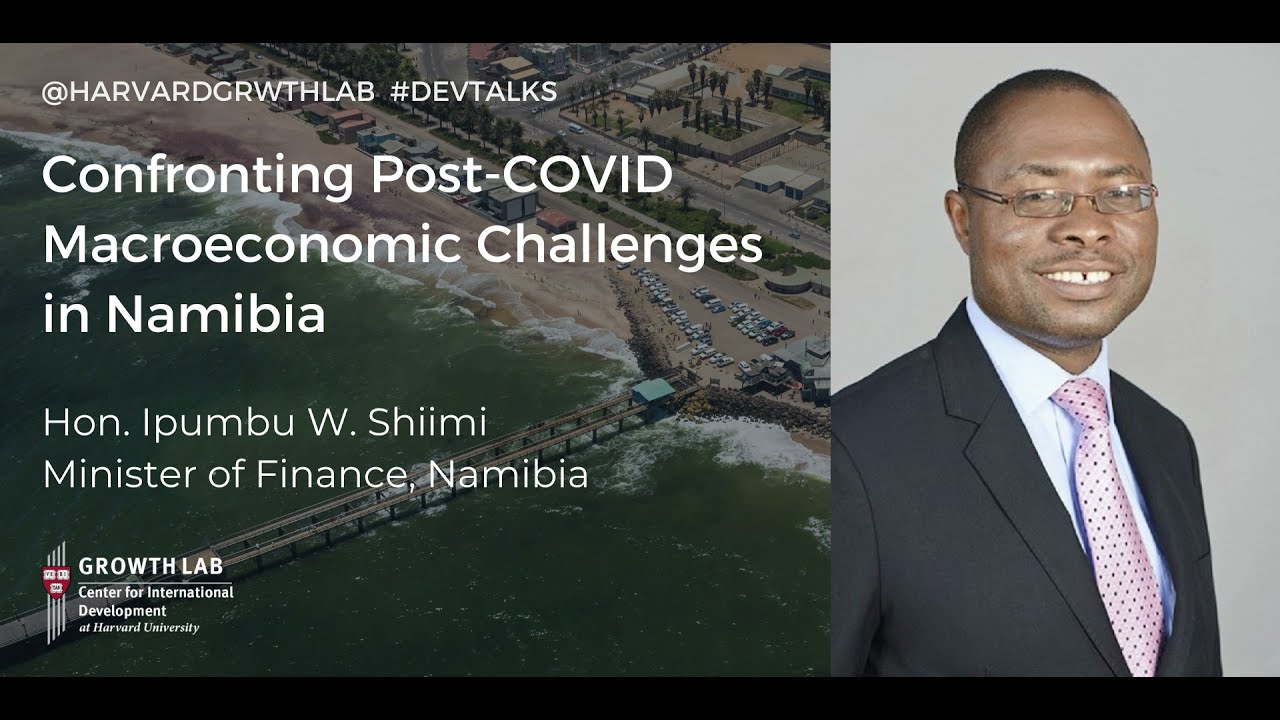 Still from Growth Lab Development Talks: Confronting Post-COVID Macroeconomic Challenges in Namibia
