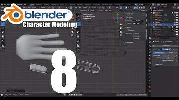Blender Character Tutorial - Part 8 (Hands & Fingers!)