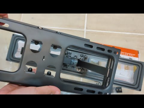 أقوي حامل شاشة متحرك 65 بوصة 2 دراع لحد 80 بوصة عدسة نوفا السوداء الافضل للاطباق المتحركة