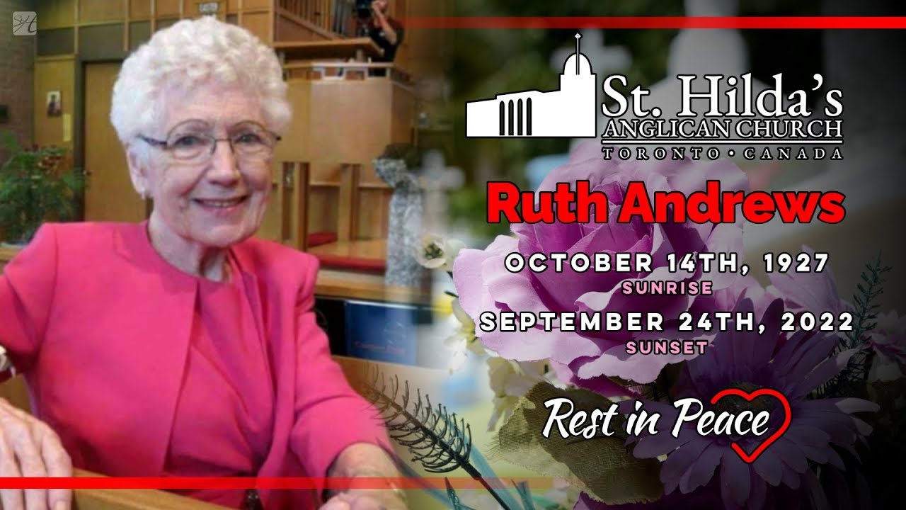 Ruth andrews funeral service youtube