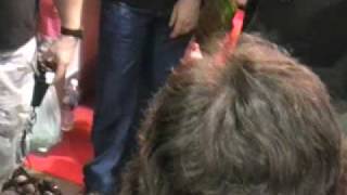 Olivia Munn as Silk Spectre at the G4 Booth for Comic con 09