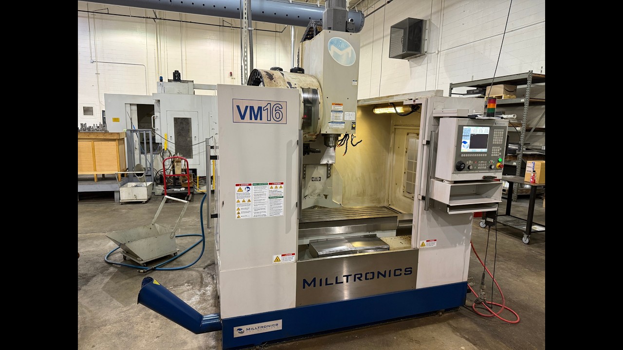 Buckeye Research & Mfg - Milltronics VM16IL Vertical Machining Center 2015