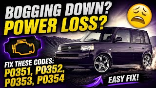 How to fix a car that's bogging down codes P0351, P0352, P0353, P354 simple and easy! LIMP MODE!!