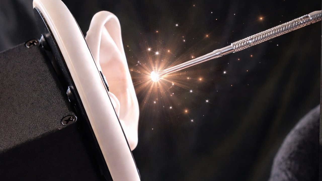 ASMR Детальная чистка ушей экспертного уровня