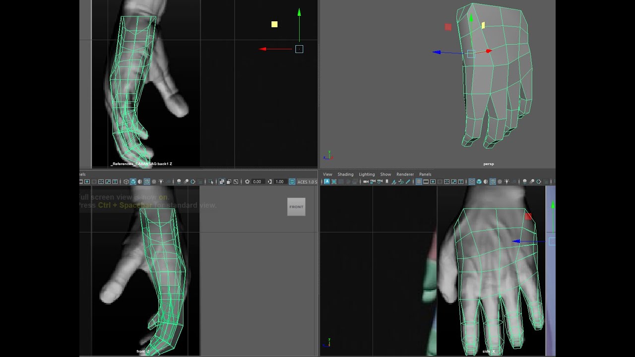 07C HAND MODEL FINGERS - YouTube