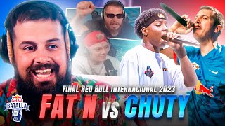 CAMPEÓN INTERNACIONAL | REACCIÓN ft CACHA y MISIONERO a FAT N vs CHUTY | Red Bull Internacional 2023