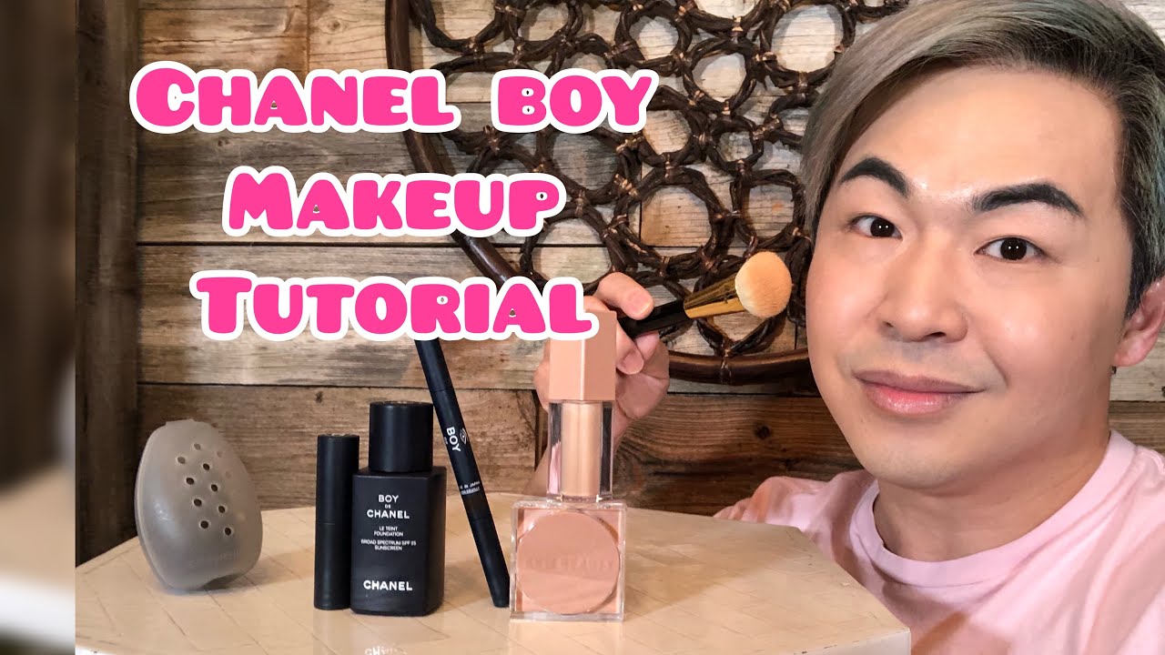 Men's Spring Makeup Tutorial feature Chanel Boy Makeup 