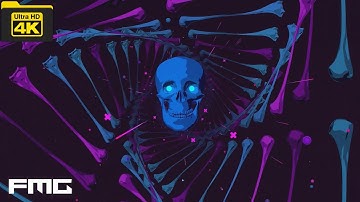 4K Video | Skull loop 02 #50 | No Copyright Vj Loop Video | No Copyright Stock Video