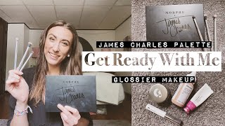 Get Ready With Me - makeup routine, glossier you perfume, james charles eyeshadow palette