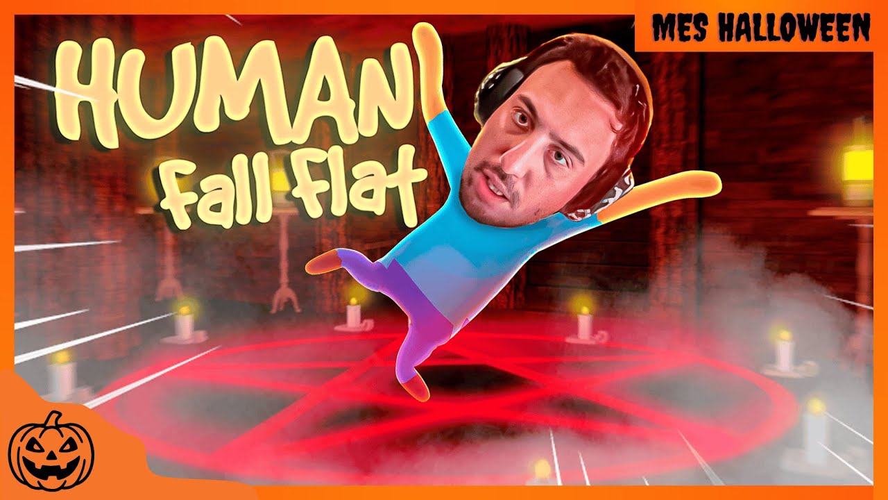 MAPA DE TERROR en HUMAN FALL FLAT! c/ VEGETTA Y WILLY 🎃| MES HALLOWEEN