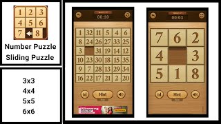 Puzzle Number - Sliding Puzzle (3x3 - 6x6)Puzzle game screenshot 5