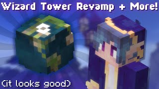 Wizard Tower Revamp + Hub Changes! (Hypixel Skyblock News)