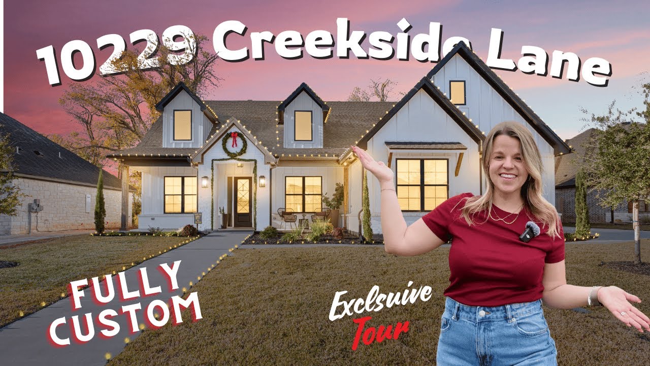 Creekside’s Best-Kept Secret: Custom-Built Luxury | Waco Home Tour