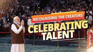 National Creators Award 2024: Watch the eye-catchy moments as PM vibe checks with Digital Creators