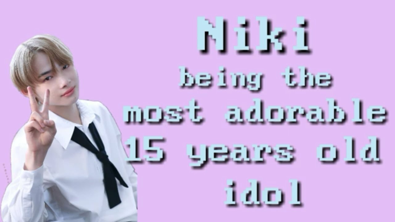 Ni-Ki being the most adorable 15 years old idol [ENHYPEN] - YouTube