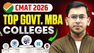 CMAT 2026: Top Government MBA Colleges Accepting CMAT | Fees &amp; Placements