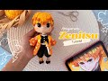 Zenitsu de Kimetsu no Yaiba (Amigurumi) / Tutorial paso a paso.