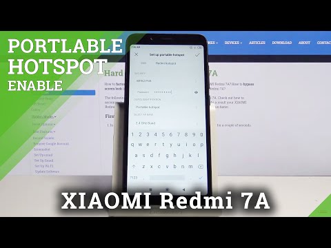 How to Set Up Portable Hotspot in XIAOMI Redmi 7A – Wi-Fi Sharing