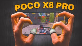 POCO X8 Pro PUBG Gameplay 🔥120 FPS + Sensitivity Control Code 😱