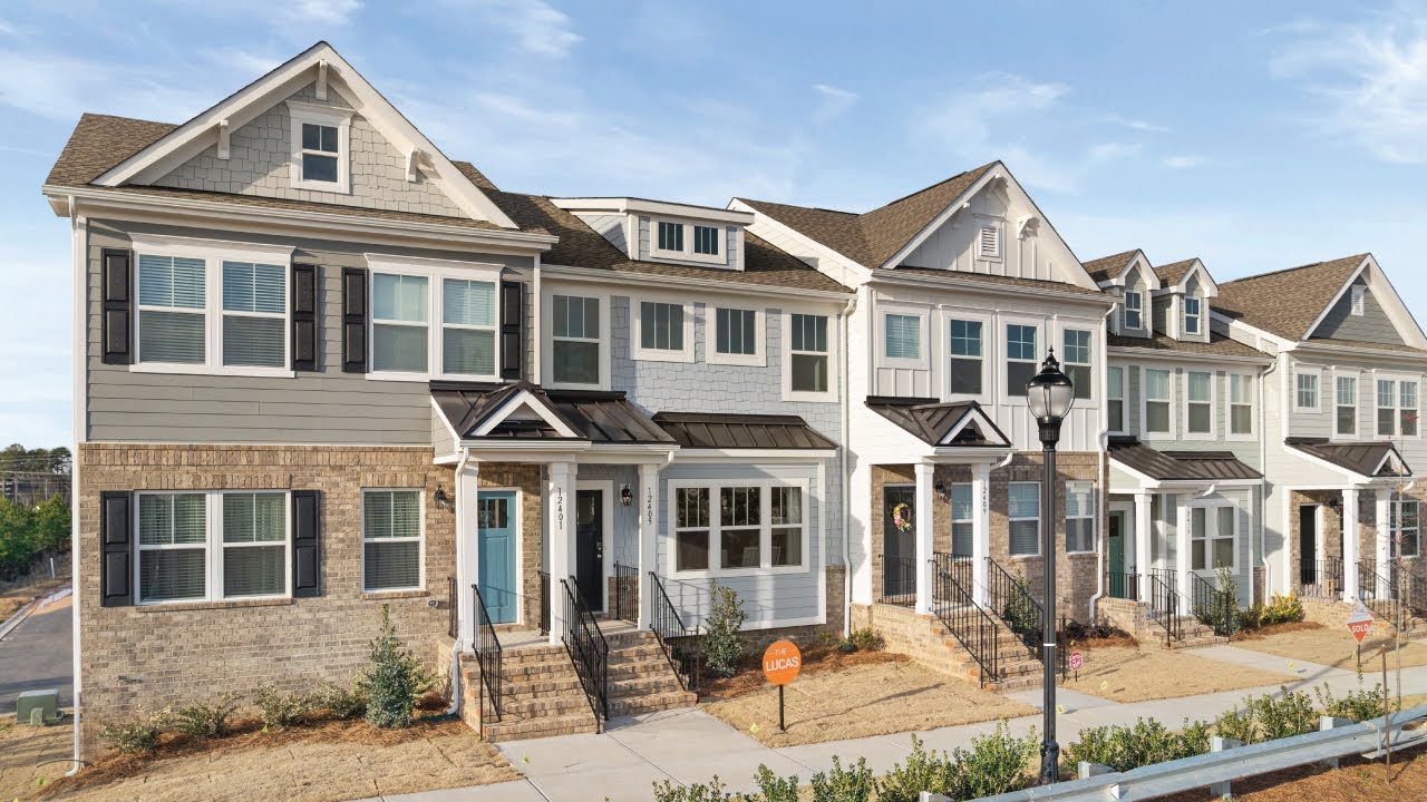 Bryton Townhomes The Lucas TH 3 St Open Series YouTube