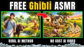 How To Make FREE Ghibli Style AI ASMR Video Tutorial | Ghibli Style videos ASMR Kaise Banaye in 2026