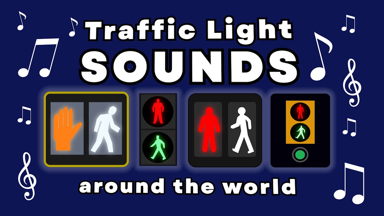 🚦Pedestrian traffic light SOUNDS around the world 🚦#SFX