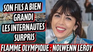 Nolwenn Leroy pose avec son fils Marin à Marseille : rare photo pour la magie de la flamme olympique