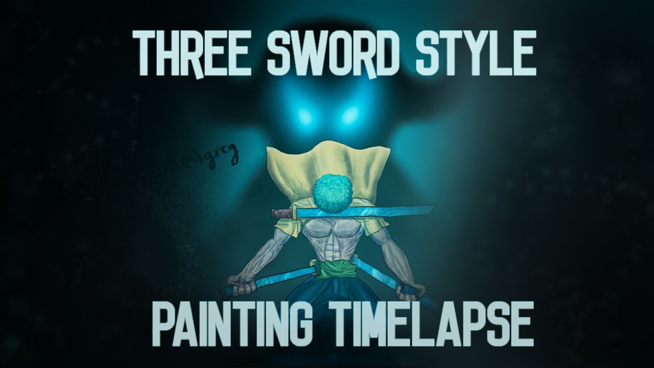 Painting Timelapse - Roronoa Zoro (One Piece)