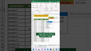 Calculate Your Age in SECONDS with Excel! #shorts #exceltips #exceltricks