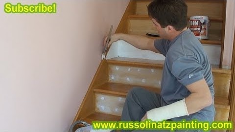 DIY Refinish & Paint Hardwood Stairs that were Carpeted, Stained, Varnished (Part 2) Zinsser