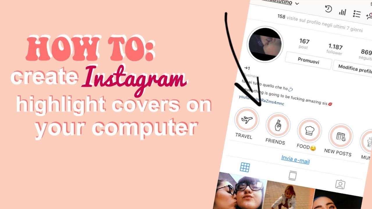 HOW TO: create instagram highlight covers on computer | with CANVA ...