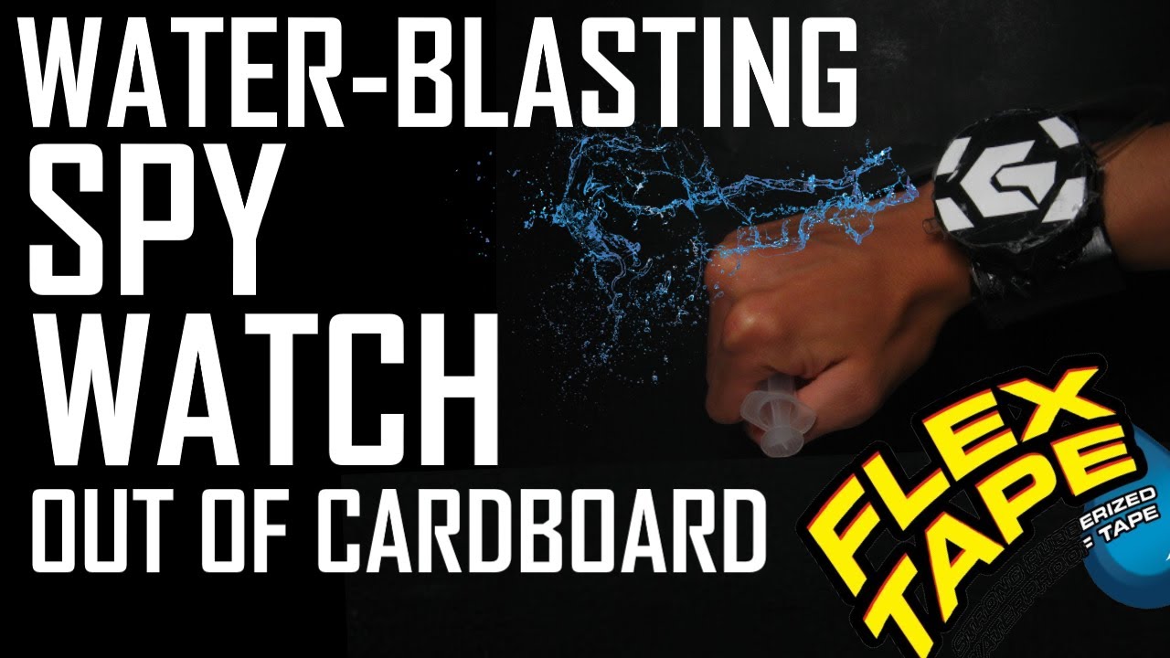 How To Make A Water-Shooting SPY WATCH! Cheap and Easy Hidden Water Blaster Project!