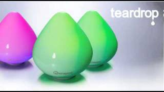 Mathmos Teardrop colour changing light