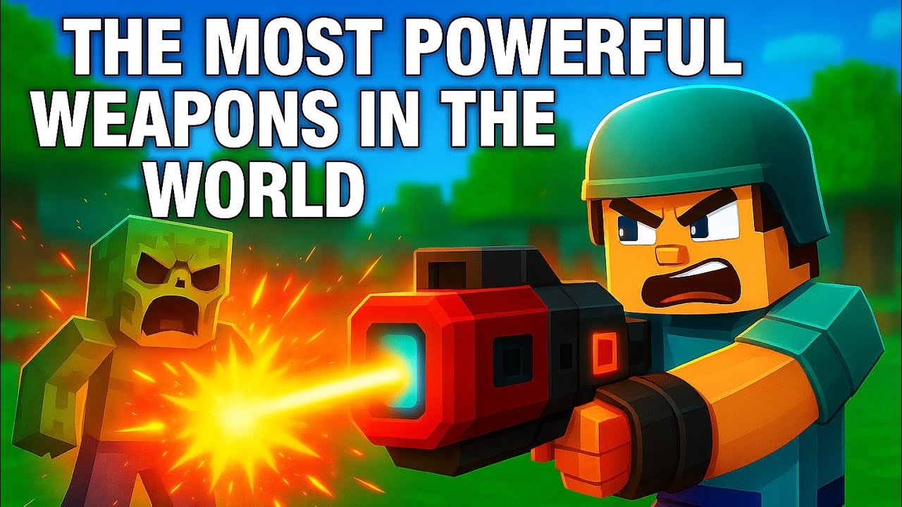 Minecraft Powerfull Gun