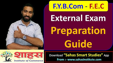 FEC - External Exam Complete Preparation Guide - Revision Notes & Video #fybcom #msu
