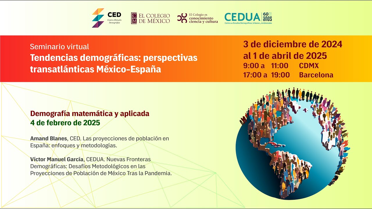 Demografía matemática y aplicada
