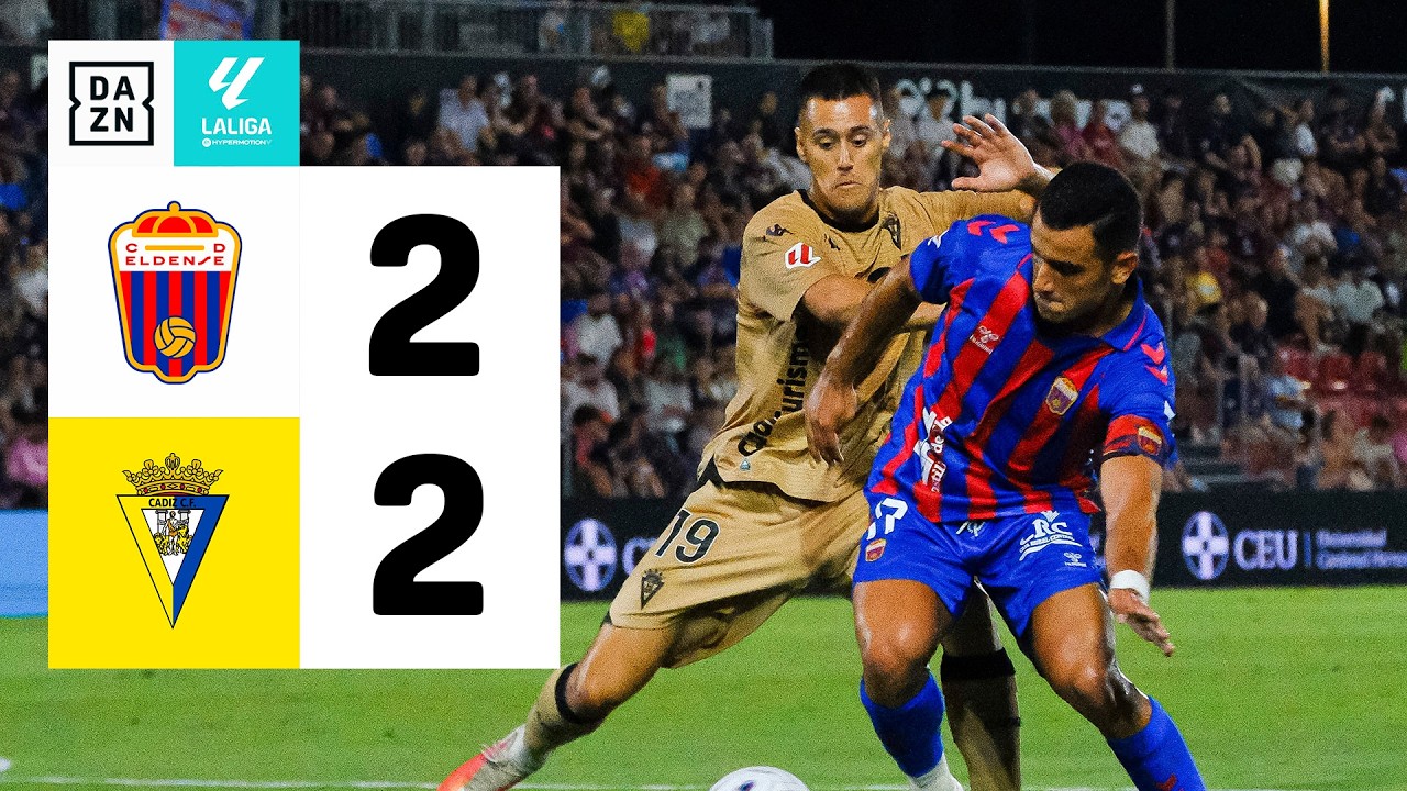 Resumen: CD Eldense vs Cádiz CF (2-2) | Resumen | Highlights LALIGA HYPERMOTION